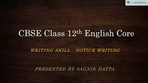 Article writing class 12 | article writing format cbse class 12. Cbse Class 12 Notice Writing Format And Structure Offered By Unacademy