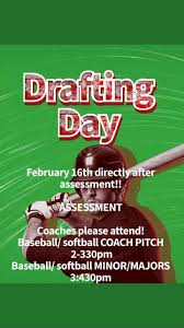 ‼️‼️ Important Date FEBUARY 16th ‼️‼️‼️, •Bbq plate fundraiser start  selling @ 12!! 🍗 , •Assessment (tryouts), •Team drafting, Assessment will  be held an following teams will be drafted!! Please all ...