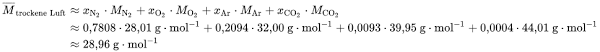 Die masse ist selbsterklärend, die stoffmenge wird in mol eingefügt. Mittlere Molare Masse Wikipedia