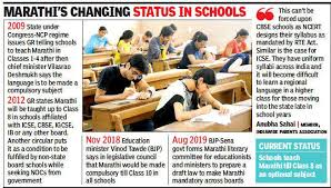 The writers are reliable, honest, extremely knowledgeable, and the results are always top of the class! Marathi To Be Must Till Class 10 In All Maharashtra Schools Pune News Times Of India