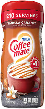 Coconut oil, powdered milk, coffee creamer, creamer, powdered sugar. Vanilla Caramel Flavored Powder Coffee Creamer 15 Oz Official Coffee Mate