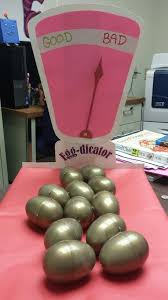 Educated Egg Dicator Game Pick An Egg If It Is Good You Win If It Is Bad No Prize Pieces Of Paper In Chocolate Factory Party Chocolate Factory Easter Party