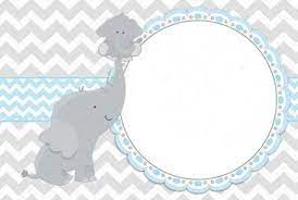 55 Super Ideas For Baby Shower Ides Invitaciones Boy Baby Shower Vintage Baby Shower Elephants Girl Elephant Baby Showers