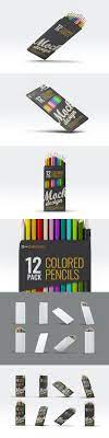 Download Colored Pencils 12 Pack Mock Up By L5design On Envato Elements Colored Pencils Mockup Envato