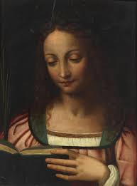 Bonhams : Workshop of Bernardino Luini (Luino(?) 1475-1532 Milan) An  Allegory of Poetry(?)