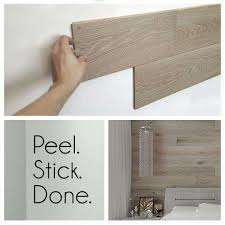 Diy Peel And Stick Real Wood Wall Panelinghttp Www Hardwoodbargains Com Wood Walling Html Pp 1 Easy Home Decor Home Diy Home Remodeling