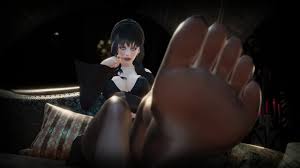Mistress Elvira's Nylon Stocking Foot Slave F 