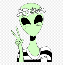 These could have a human appearance with two eyes, or on a single eye. Cute Alien Drawings Easy Hd Png Download 551x782 4198832 Pngfind