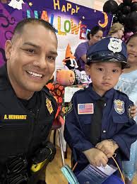 Sweet Treats And Safe Streets Precinct 5 deputies had a fantastic time  joining teachers and families at Morton Ranch Elementary School's annual  Trunk or Treat! Deputies handed out Halloween candy and provided