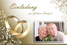 Ein ehepaar, das so lange zusammen ist, hat es verdient, hochgelebt zu. Detailseite Goldenehochzeit Einladungen Dankeskarten Shop