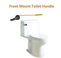 Kit de rechange pour poignée de WC avec chaînes à rabat en acier  inoxydable, levier de chasse d'eau universel pour la plupart des toilettes  à montage ...