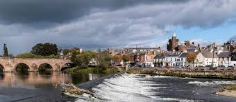 To the south is the coast of the solway firth, and the english county of cumberland. Dumfries Visit South West Scotland