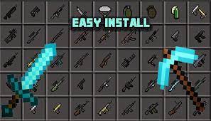 Installiere als erstes optifine, da das pack einige funktionen hat, die nur mit dieser mod problemlos funktionieren.dadurch hast du zugriff auf eine neue bedienungsoberfläche, benutzerdefinierte waffen und werkzeuge, emittierte texturen, verbundene texturen und neue ladebildschirme, die sich an die dimensionen anpassen. Weapon Mod For Minecraft For Android Apk Download