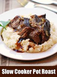 The crock pot makes the most tender ribs! Keto Pot Roast Recipe Healthy Recipes Blog