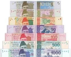 Image of New Pakistani Rs. 10, 50 and 1000 currency notes