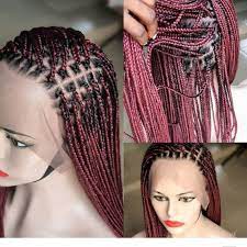 As you might have guessed already, knotless box braids are another variation of box braids. Box Braids Wig Knotless Braids Wig Lemonade Braids By Channiwigs Wi Afrikrea
