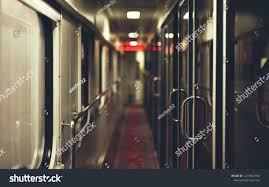 Inside View Corridor Of Intercity Train In Night Ad Ad Corridor View Intercity Night Stock Photos Abstract Photos Photo Editing
