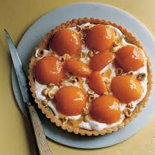 Hazelnut Frangipane Tart With Apricots And Softly Whipped Creme Fraiche Recipe Apricot Recipes Frangipane Tart Creme Fraiche