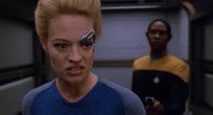 Tuvok's "pon farr" scene in "Body and Soul" is unsettling