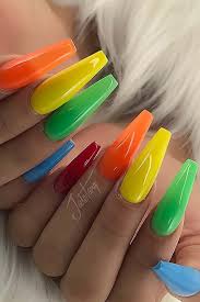 Would it be colorful stripes of flowers on your nail. 43 Colorful Nail Art Designs That Scream Summer Stayglam
