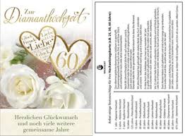Hochzeiten gelten immer als etwas besonderes, egal ob es sich um frisch vermählte handelt oder ob es paare betrifft, die bereits jahre bzw. Diamantene Hochzeitskarte Inkl Umschlag Coloraplus Gmbh