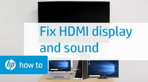 For normal use as a monitor, windows will control the display settings for. Fix Hdmi Display And Sound Problems In Windows Hp Computers Hpsupport Youtube