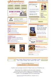 I'm from san diego and these taste just like home! Epicurious Food In 2000 Web Design Museum