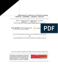 Coffee machine descaler ukzn moodle 2019 haifa. Proceedings Of Icvl 2015 Issn 1844 8933 Isi Proceedings Educational Technology Virtual Reality