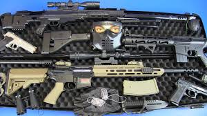 Electric airsoft guns, spring airsoft guns, and gas airsoft we sell the best airsoft guns from pistols, shotguns or rifles so you can get exactly what you're. Box Of Airsoft Guns Toys Military Guns Equipment Toys Youtube