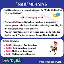 The term smh commonly translates to shaking my head. Smh Meaning What Does Smh Mean How To Use It In Texting Love English