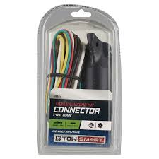 The kit is a t connector kit that ties into the tail. Trailer Wiring Kit 7 Way Flat Connector Exterior Car Accessories Meijer Grocery Pharmacy Home More