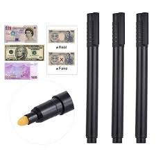 All you need to do is look for the color of the pen to either be gold or black. 3 Smart Money Counterfeit Detector Tester Marker Pen Use On Fake Bills Checker Ebay