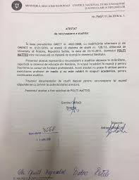 Acte necesare pentru echivalarea studiilor efectuate în străinătate mo. Medicul Italian Cu Opt Clase Avea Atestat De Recunoastere A Studiilor De La Ministerul Educatiei Din 2018 Foto B1 Ro