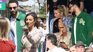 Simmons was photographed with british tv and radio personality maya jama on monday, and their interactions sent a pretty clear message that the two are officially dating: Wimbledon 2021 Ben Simmons Goes Public With Maya Jama