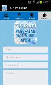Aplikasi pangkalan data murid (apdm) adalah aplikasi secara online yang mengumpulkan databse setiap murid di seluruh sekolah malaysia. Aplikasi Pangkalan Data Murid Fur Android Apk Herunterladen