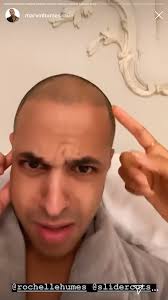 Rochelle Humes shares husband Marvin's hair transformation