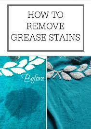 How To Remove Grease Stains Simple Homemaking