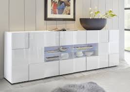 Le petit meuble tv fait partie des meubles de la collection :rivazzura laque blanc et gris marbre or séjour salle à manger moderne les meubles, aux lignes pures, rendent votre environnement unique et original. Buffet Bahut Design 2 Portes 4 Tiroirs Milenor Matelpro En 2020 Buffet Blanc Laque Bahut Design Buffet Design