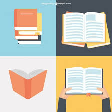 Download Book Collection In Flat Design For Free Vector Free Flat Design Poster Flat Design