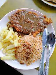Refrigerate 6 hours or overnight. Nasi Goreng Chicken Chop Menu Paling Warung 55 Kandang Facebook