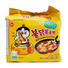 I'll fight anyone who says you shouldn't put cheese on your ramyun. Samyang 5 Pack Cheese Spicy Hot Chicken Flavored Ramen Noodles 4 93 Ounce Amazon Com Grocery Gourmet Food