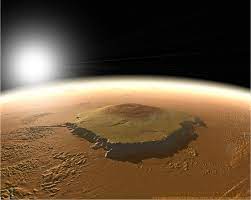 George mielus & theo ghenea recording. Olympus Mons Giant Mountain Of Mars Space