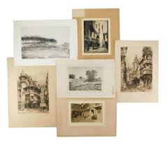 Sold at Auction: Albert Matz, German, 19th century, architectural  engraving, gilt-framed.