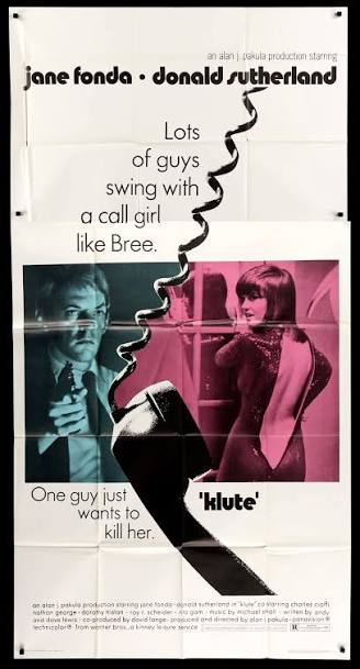 Klute (1971) Original Three Sheet Movie Poster - Original Film Art -  Vintage Movie Posters
