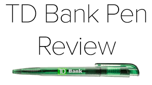 I dont represent td bank in any way, shape or form. Td Bank Pen Review Youtube