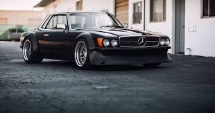 Dkubus Mike Poll Jonker S Unique Take On The Mercedes C107 Slc Coupe Mercedes Car Mercedes Slc Mercedes Benz Classic