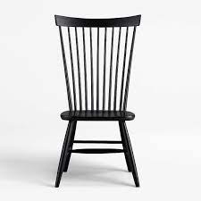Arcene upholstered dining chair bloomsbury market color: Marlow Ii Black Maple Dining Chair Reviews Crate And Barrel