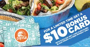 **kroger items ship for free with a $35 minimum (before taxes and after promotions and discounts). Costa Vida Buy 25 Gift Card Get 10 Gift Card Free Coupons 4 Utah