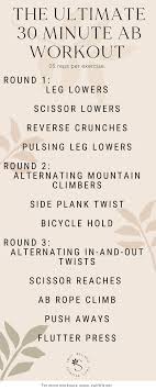 Die 30 minuten wellness tüte. 30 Minute Ab Routine Is The Only Core Workout You Ll Need Swift