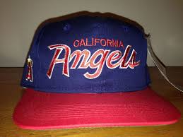 Black And White Angels Hat Vintage California Angels Sports Specialties Snapback Cap Hat Starter Supreme